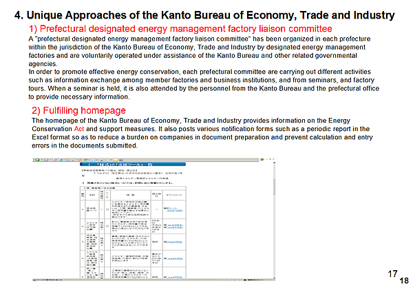 4. Unique Approaches of the Kanto Bureau of Economy, Trade and Industry