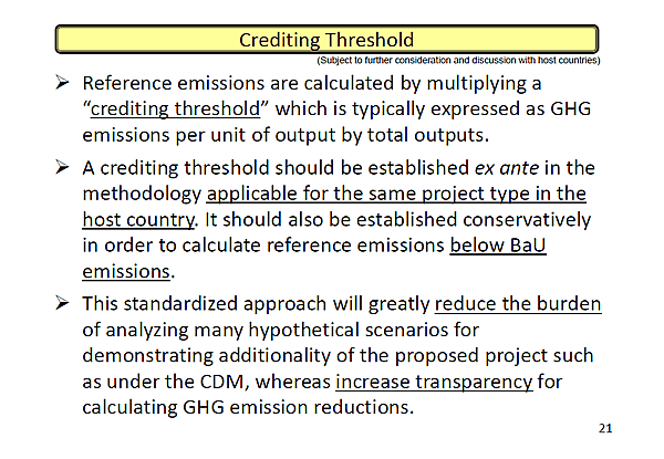 Crediting Threshold